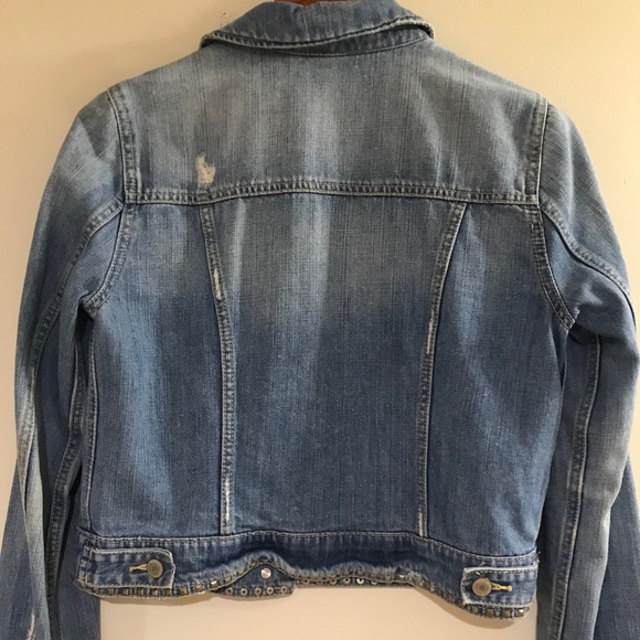 American Eagle Outfitters Women’s Jean Jacket Size Medium - Picture 5 of 9